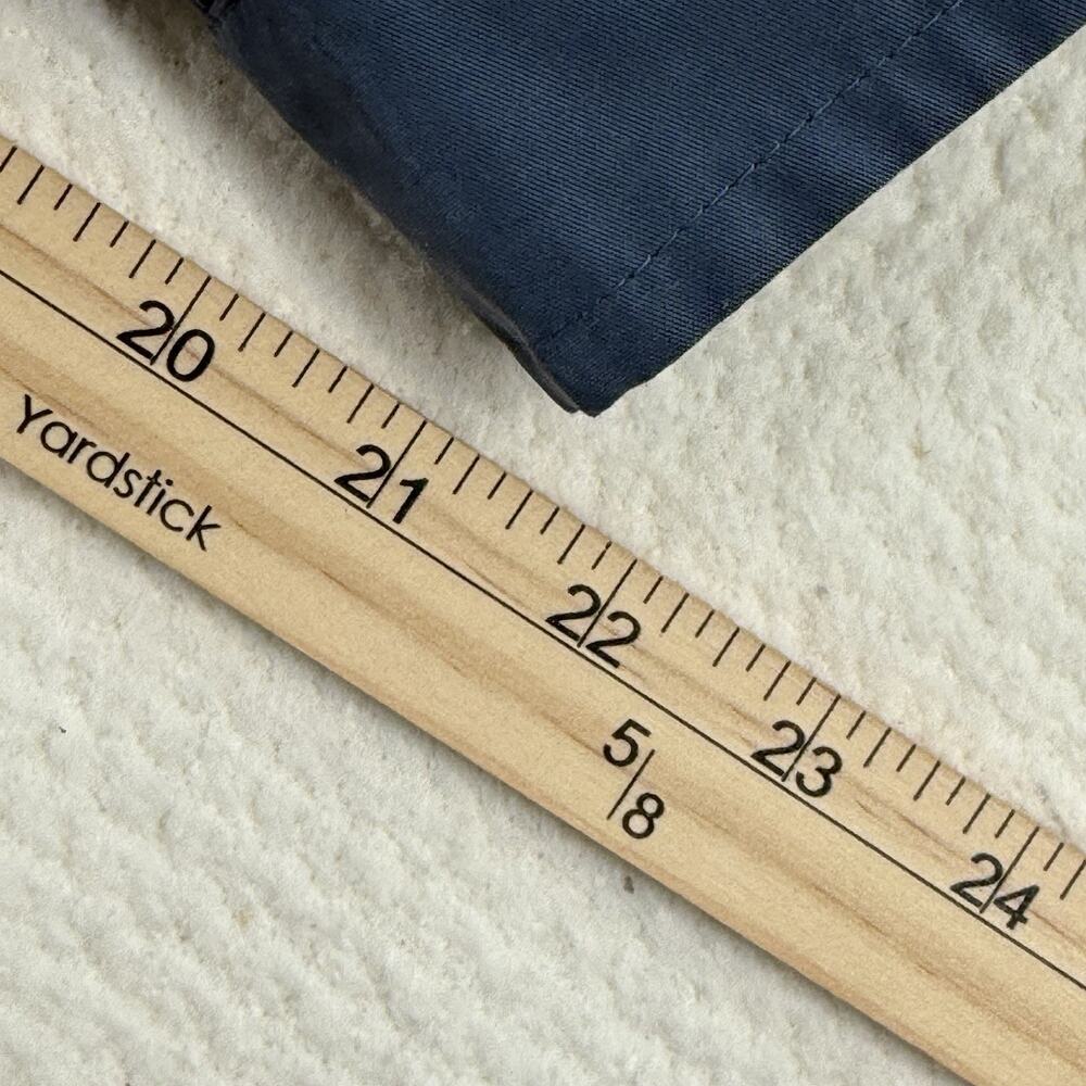 Vintage Nautica Men's Navy Blue Cotton Harrington Jacket Size Large Hooded 90's - Picture 8 of 9